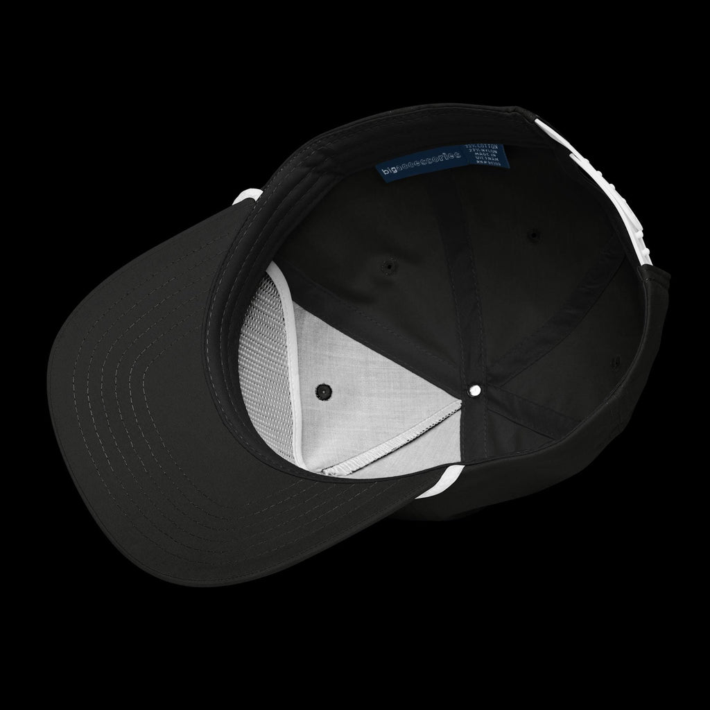 Golf Rope Cap – Black & White Contrast | Adjustable Snapback
