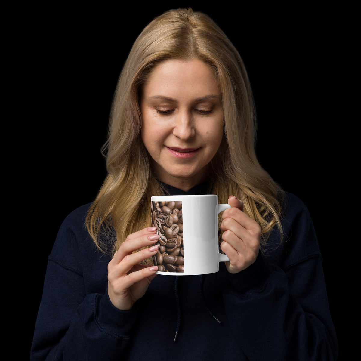 "Coffee: My Drug of Choice" White Glossy Mug | Funny Coffee Lover Gift