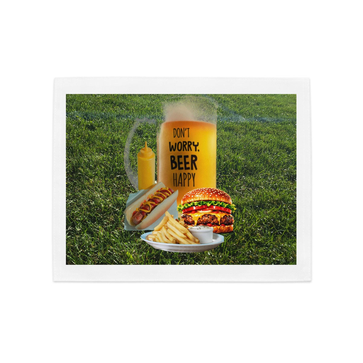 Outdoor Grilling Placemat Set of 4 | BBQ & Grilling Gift for Cooks