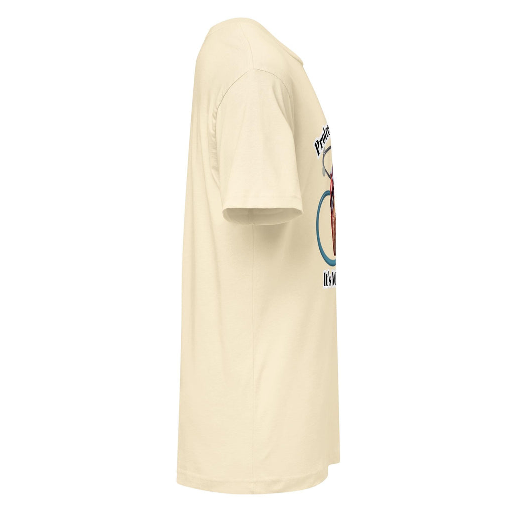 "Protect Your Heart" Anatomical Heart & Stethoscope Graphic Tee | Nurse & Doctor Gift