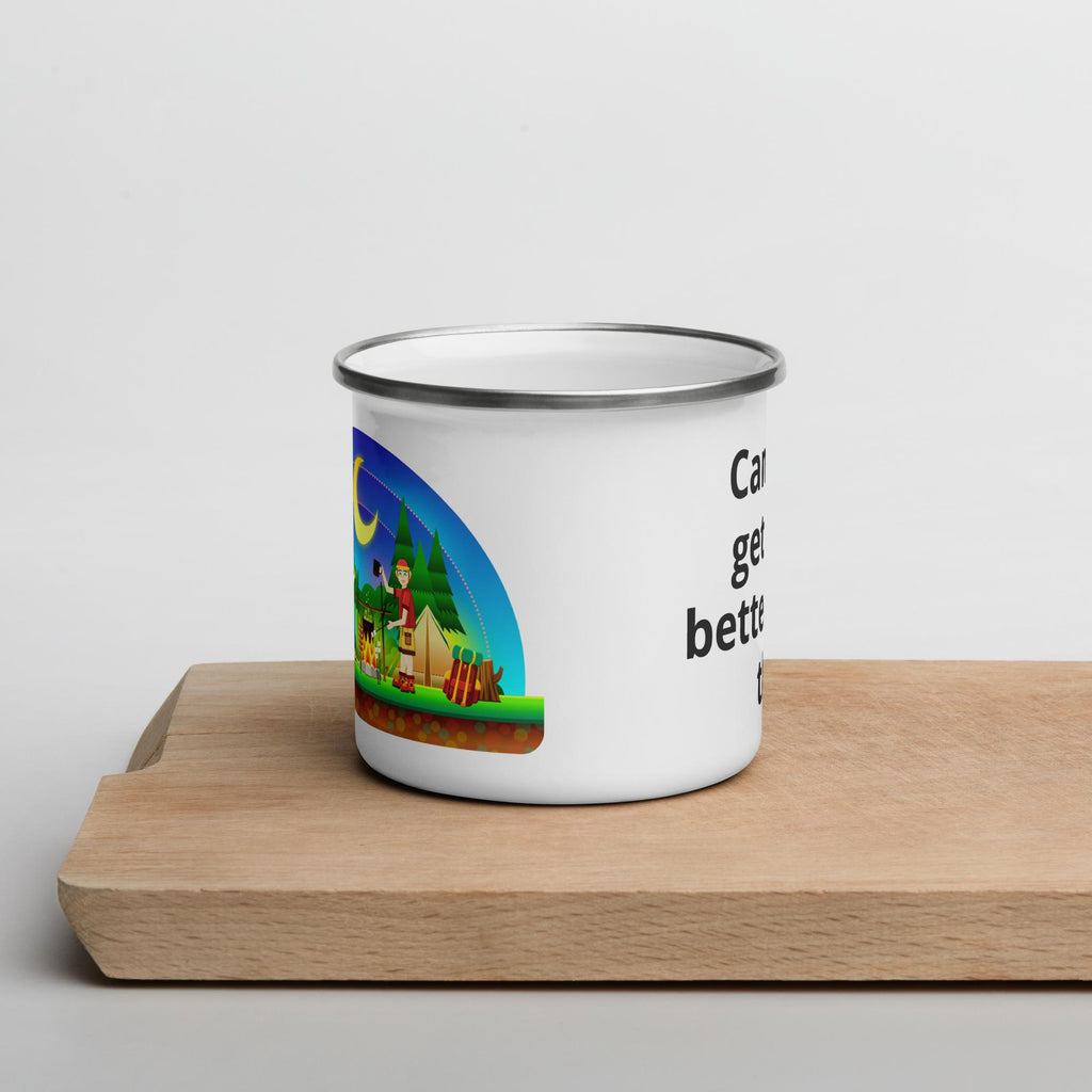 Outdoor Enamel Mug – 12 oz | Camping, Fishing & Hunting Gift