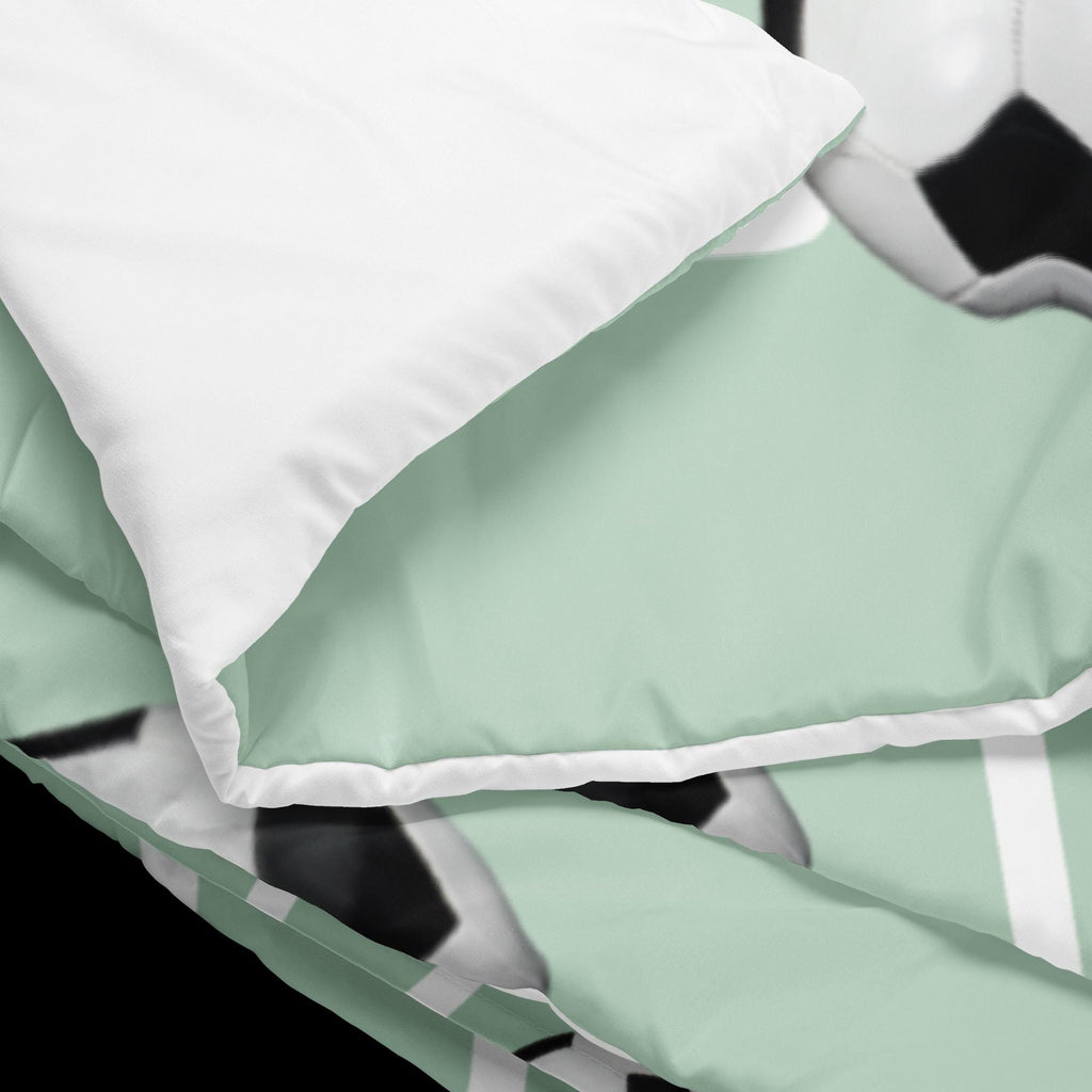 All-Over Soccer Ball Twin Size Comforter – Soccer Hero Gift