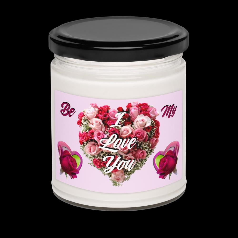 Valentine's Day Scented Soy Candle – 9 oz | Romantic Gift for Her