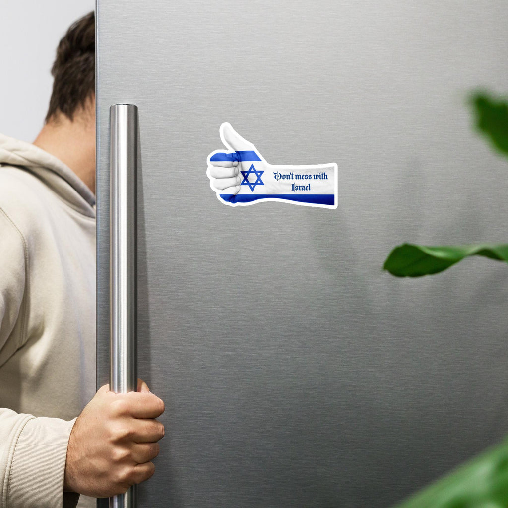 Israel Flag Magnet – Star of David, Blue & White | Stand With Israel Gift