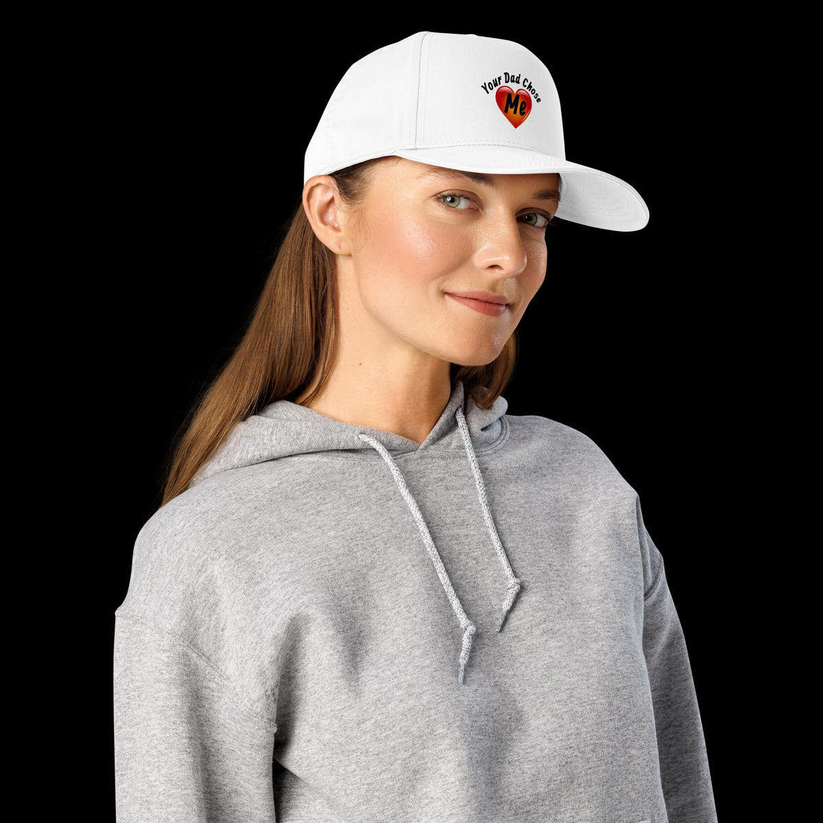 "Your Dad Chose Me" 5-Panel Cap | Funny Valentine's Day & Father's Day Gift