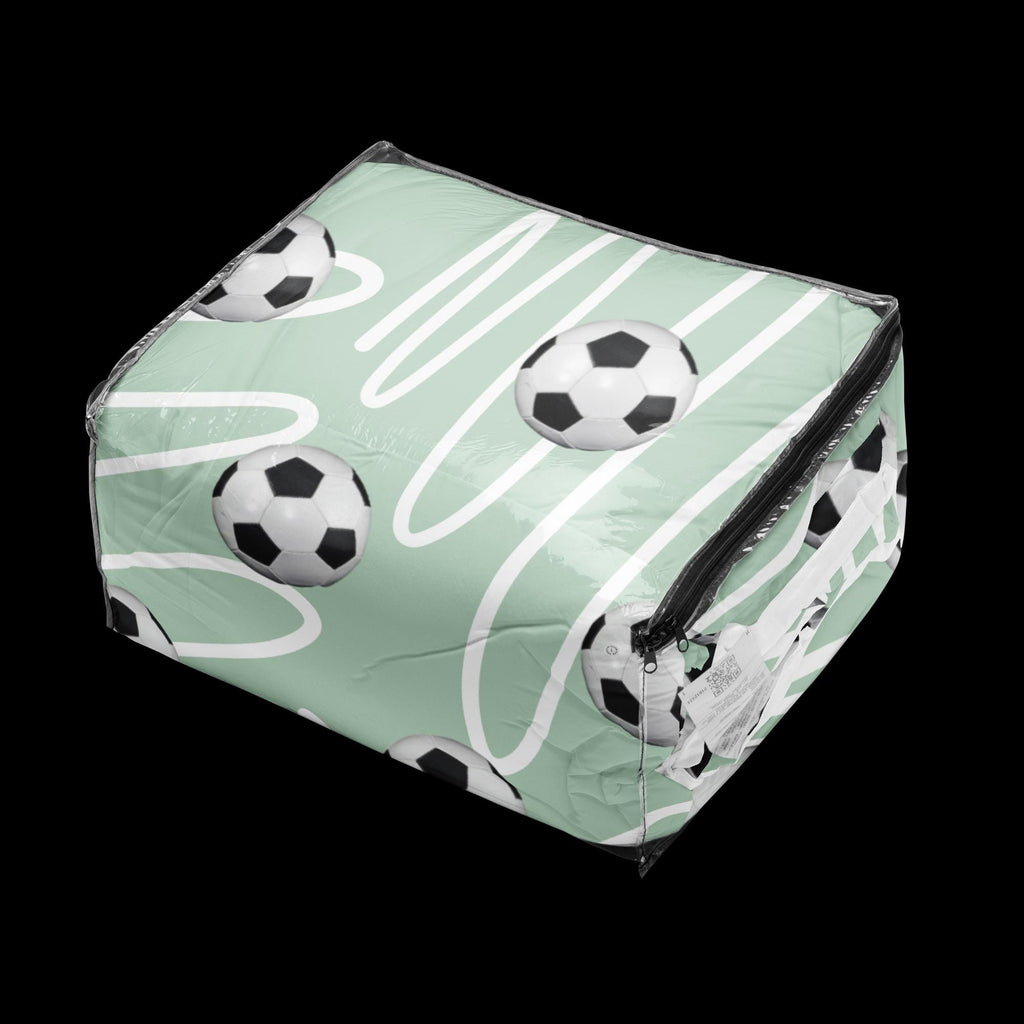 All-Over Soccer Ball Twin Size Comforter – Soccer Hero Gift