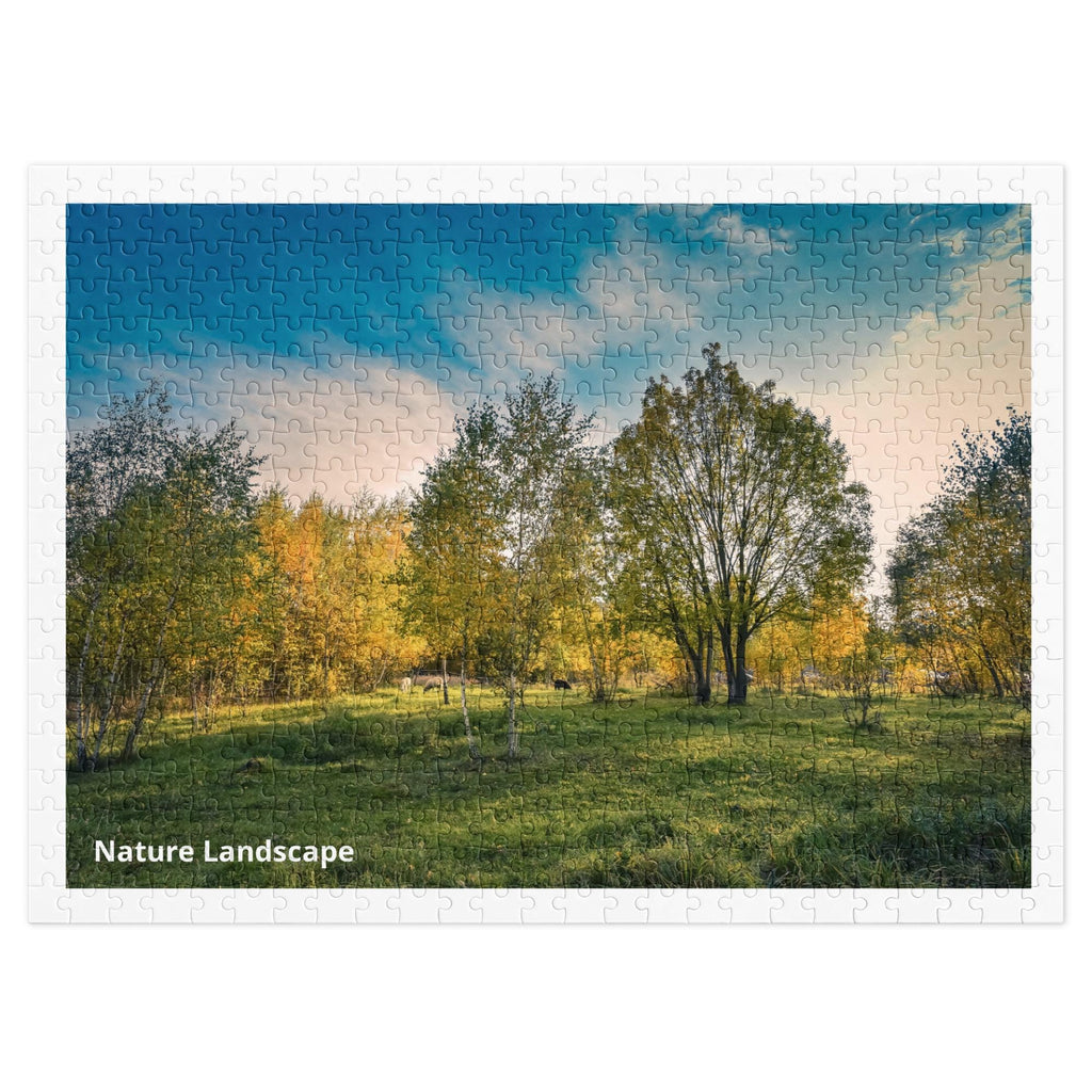 Nature Landscape Jigsaw Puzzle – 500 Pieces in Tin Box