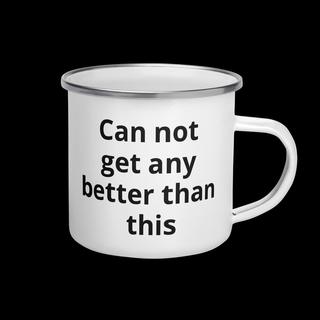 Outdoor Enamel Mug – 12 oz | Camping, Fishing & Hunting Gift
