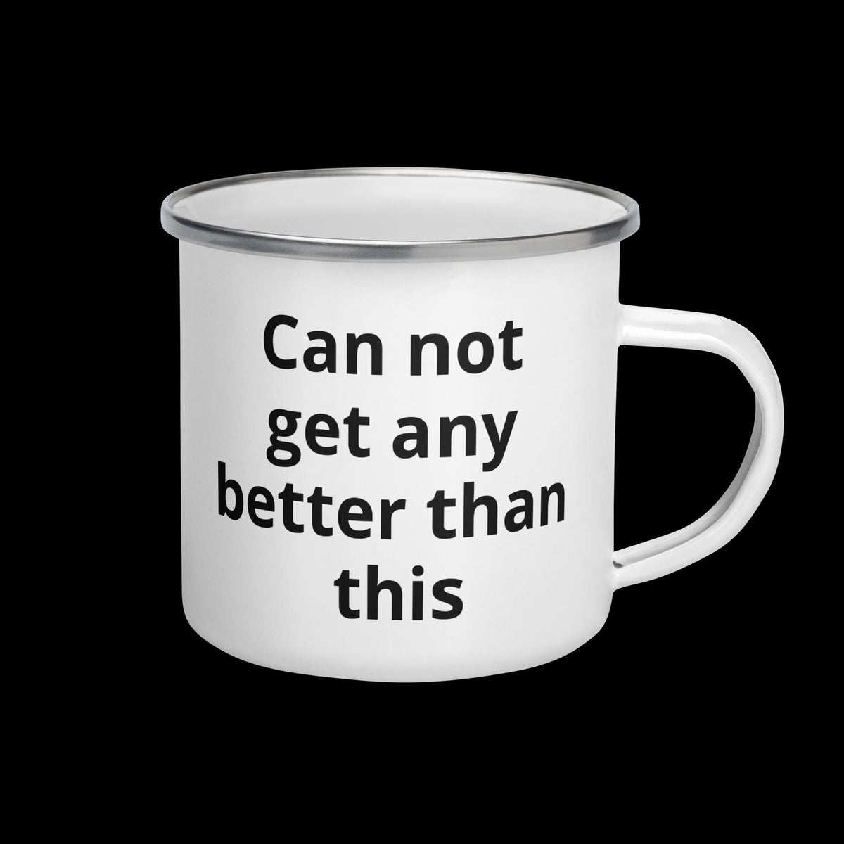 Outdoor Enamel Mug – 12 oz | Camping, Fishing & Hunting Gift
