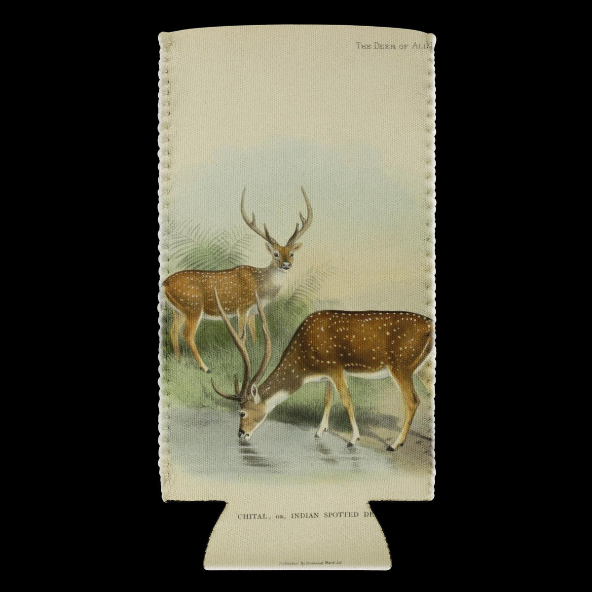 Deer and Elk Grazing Can Cooler – Neoprene, Hunter & Wildlife Gift