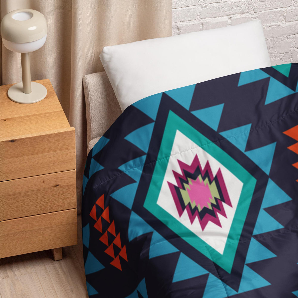 Native American Design Comforter – King & Queen Size | New Home Gift