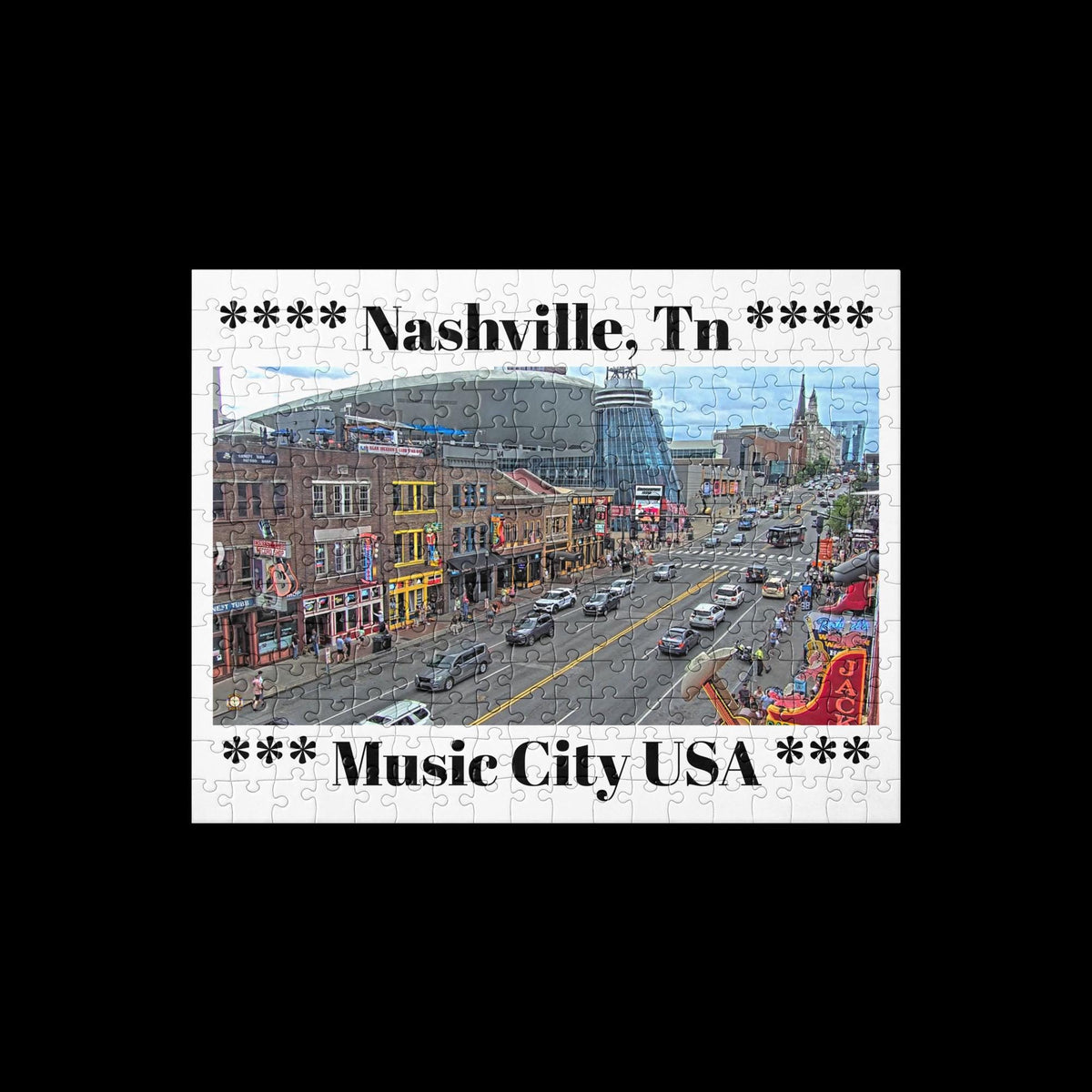 Downtown Nashville Jigsaw Puzzle – Music City USA Gift