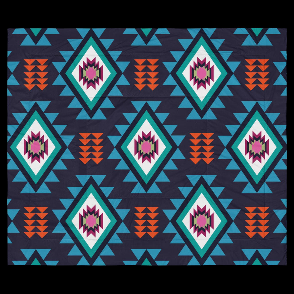 Native American Design Comforter – King & Queen Size | New Home Gift