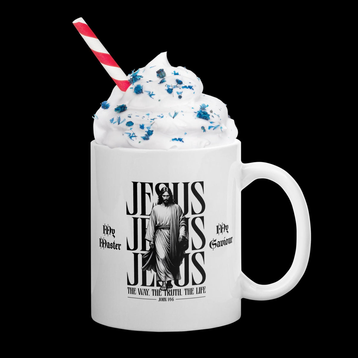 "My Master, My Saviour" Jesus Ceramic Mug – 11 oz | Christian Gift
