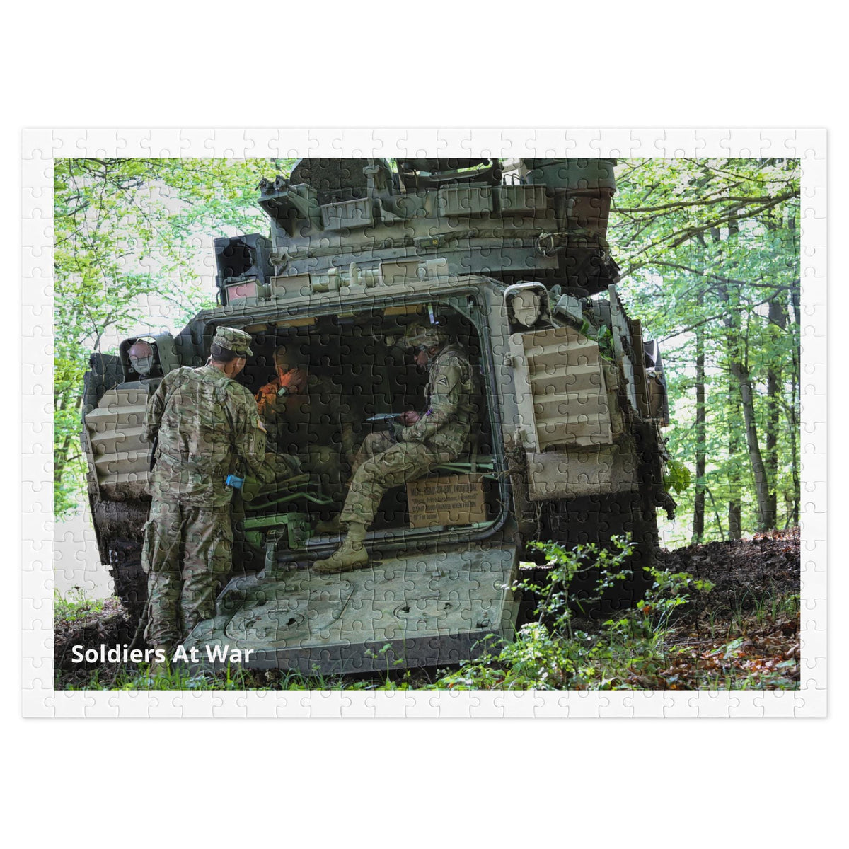 Soldiers at War Jigsaw Puzzle – 500 Pieces | Tin Box Military Gift