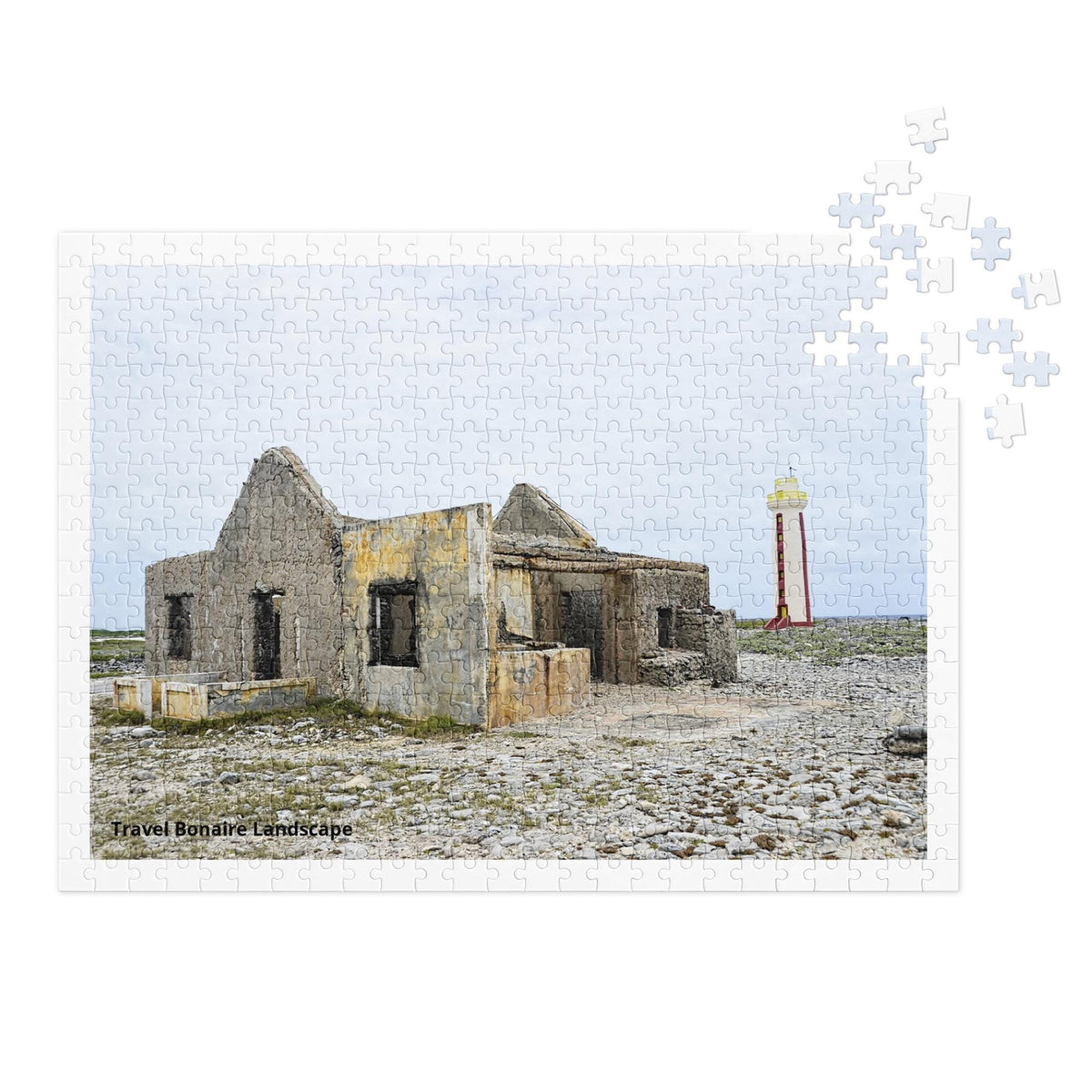Bonaire Landscape Jigsaw Puzzle – 500 Pieces in Tin Box