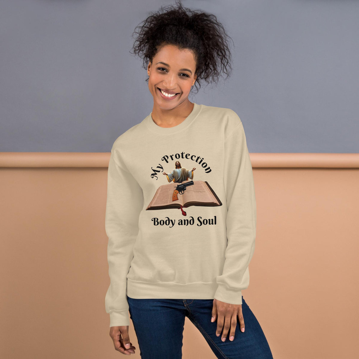 "My Protection, Body and Soul" Unisex Sweatshirt | Christian Faith Gift