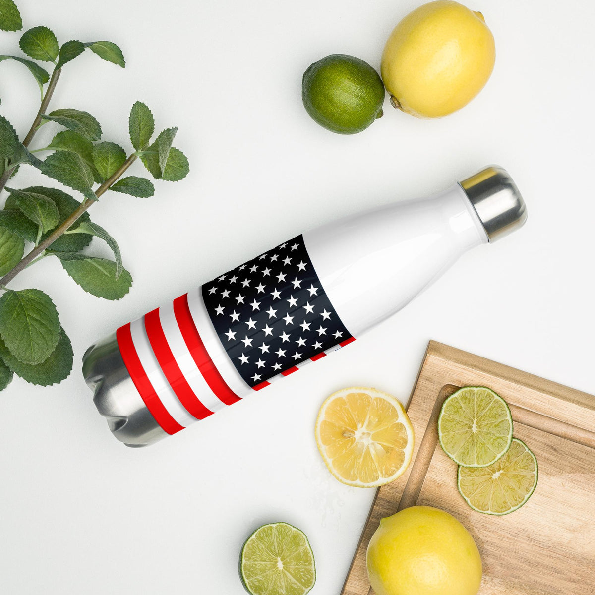 "I Stand With Israel" Stainless Steel Water Bottle – 17 oz | Patriotic Christian Gift