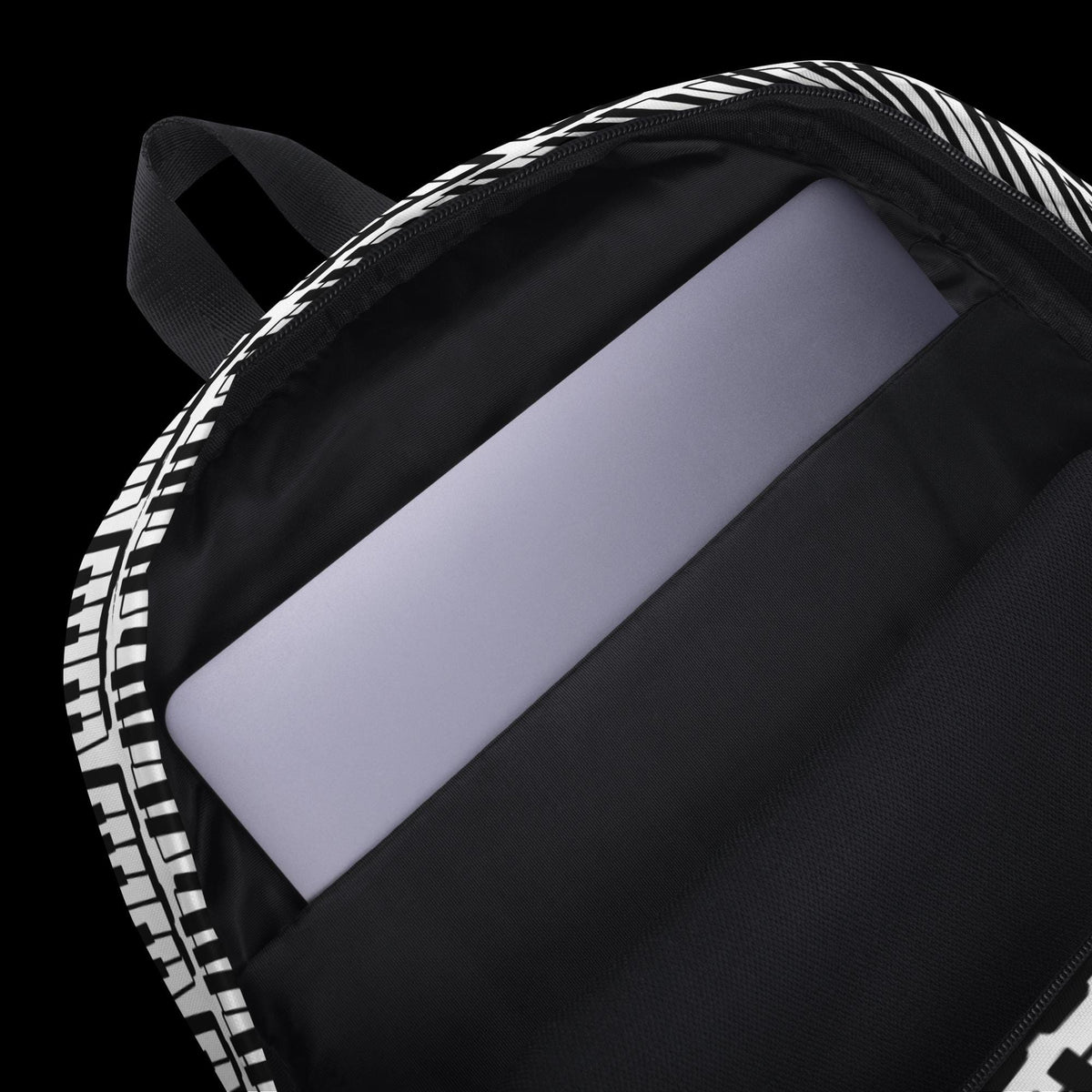 Graphic Print Backpack – Water-Resistant, Laptop Pocket, Sports & Daily Use