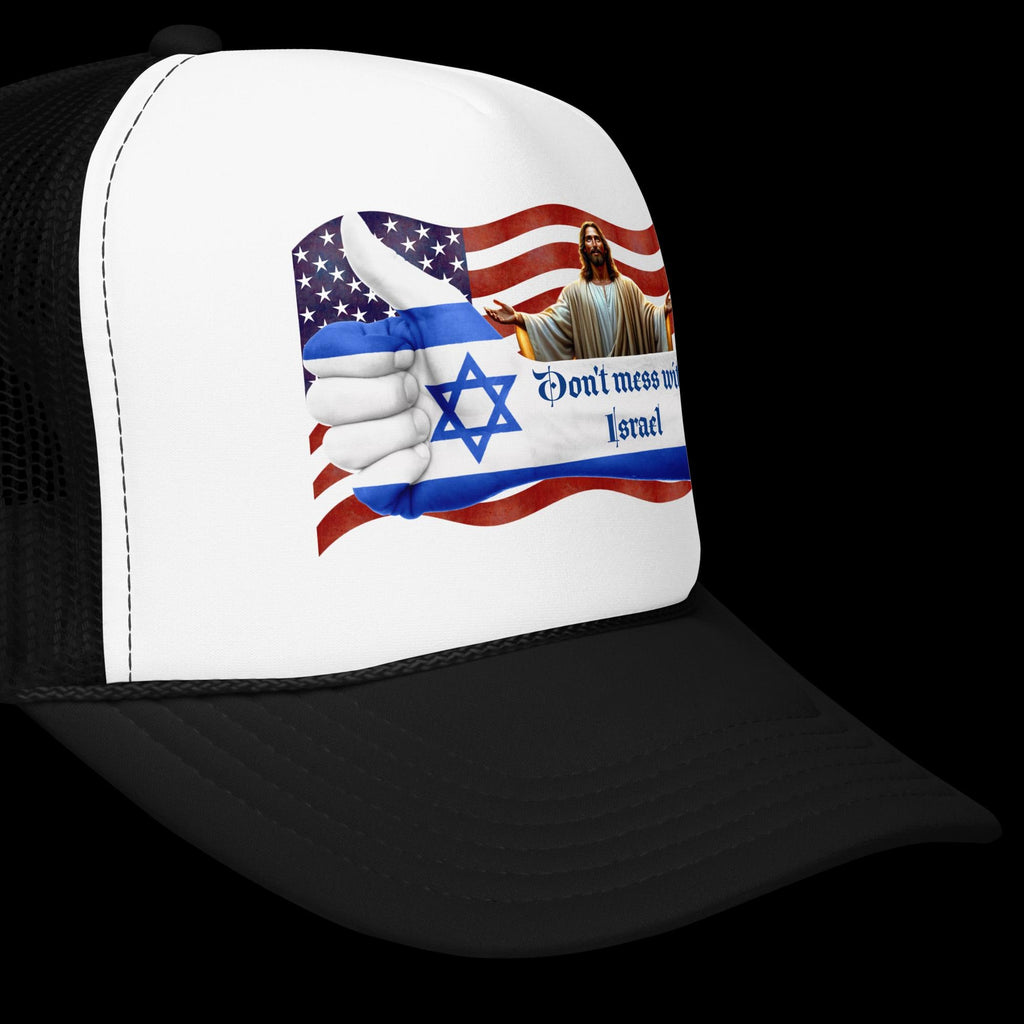 Israel Flag Foam Trucker Hat – USA Friend & Star of David | Stand With Israel Gift