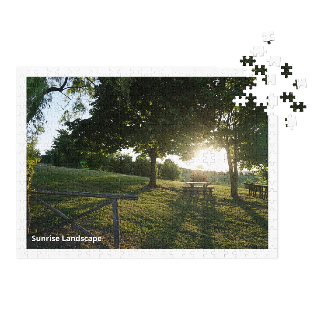 Sunrise Landscape Jigsaw Puzzle – 500 Pieces in Tin Box