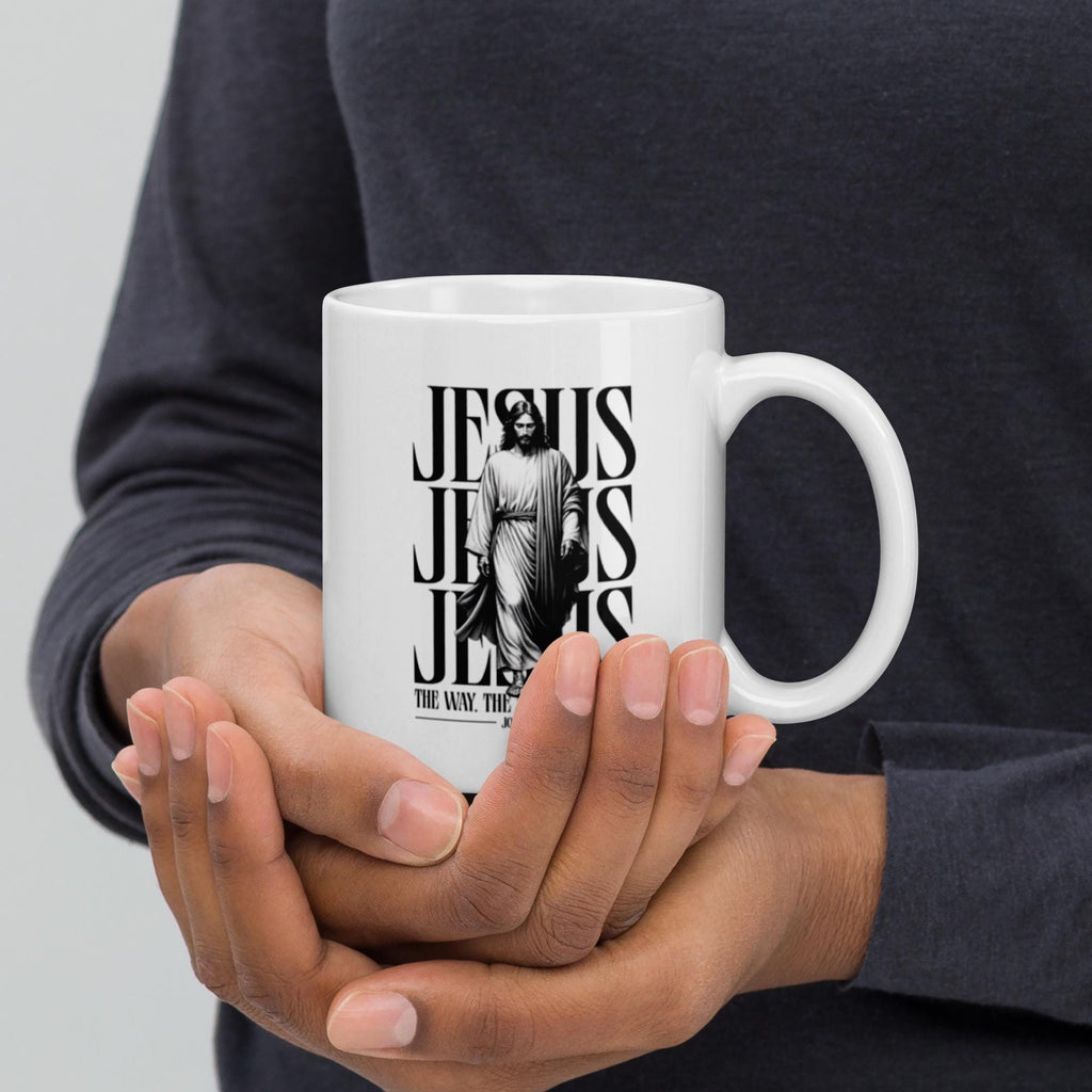 "There Is Something About That Name" Jesus Ceramic Mug – 11 oz | Christian Gift