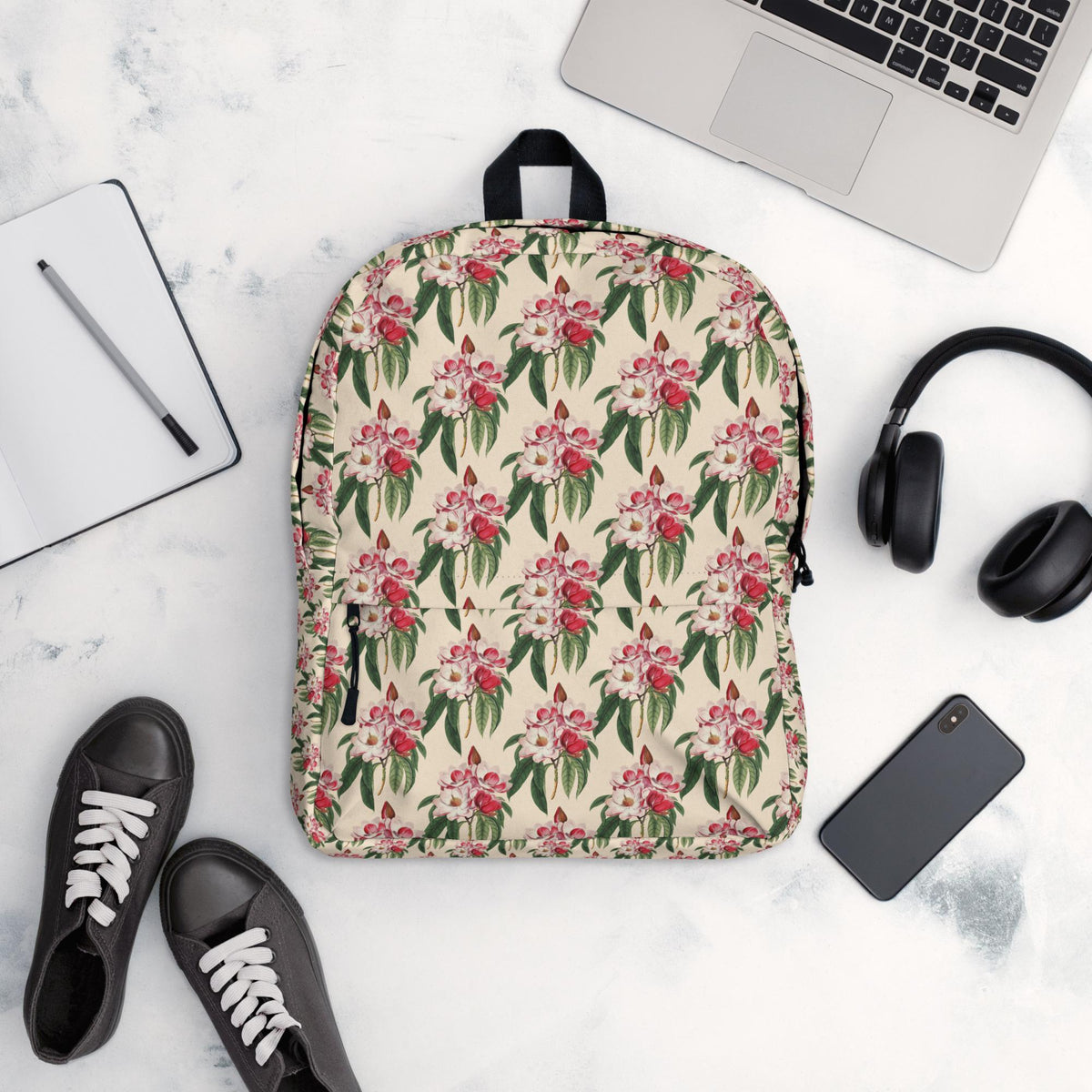 Custom All-Over Print Backpack – Water-Resistant, Laptop & Travel Bag