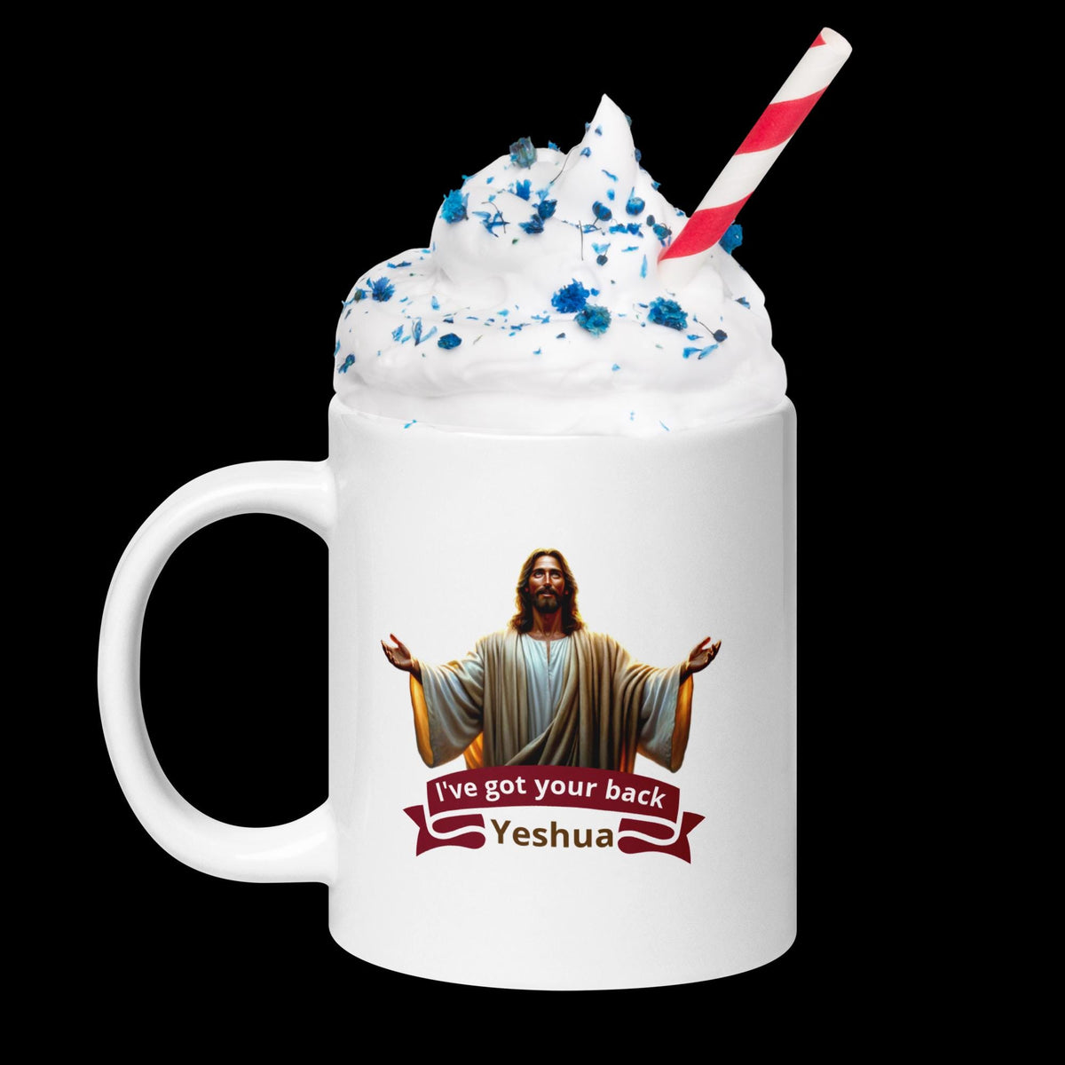 Christian Gift Mug – "I Will Never Leave Nor Forsake You" | Scripture Coffee Cup