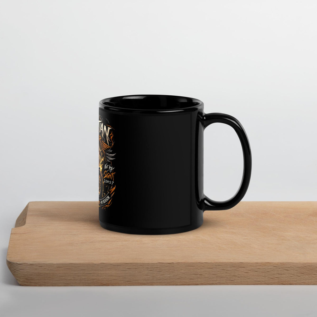 "Ride with Faith" Christian Biker Ceramic Mug – 11 oz | Motorcycle Gift