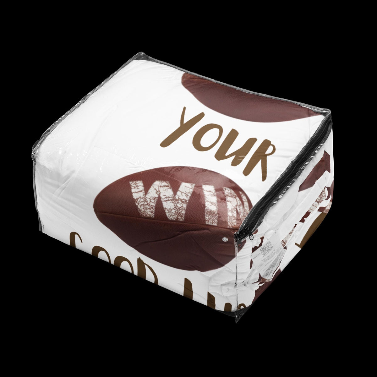 Good Luck Football Fan Twin Size Comforter – Sports Blanket Gift for Him