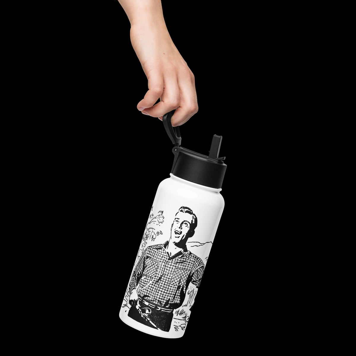 "A Fisherman's Prayer" Stainless Steel Water Bottle – 32 oz | Fishing Gift