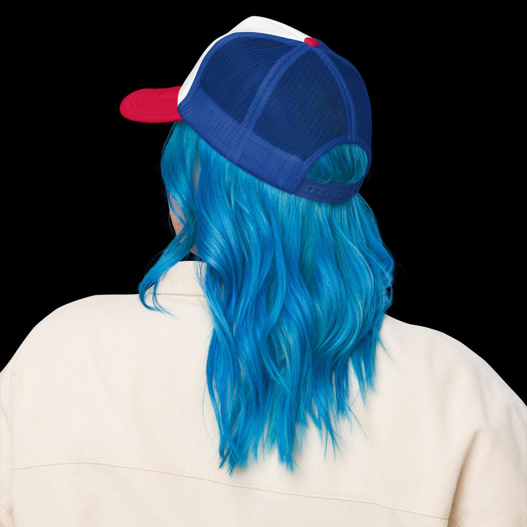 American Flag Foam Trucker Hat – Red, White & Blue | Patriotic Cap