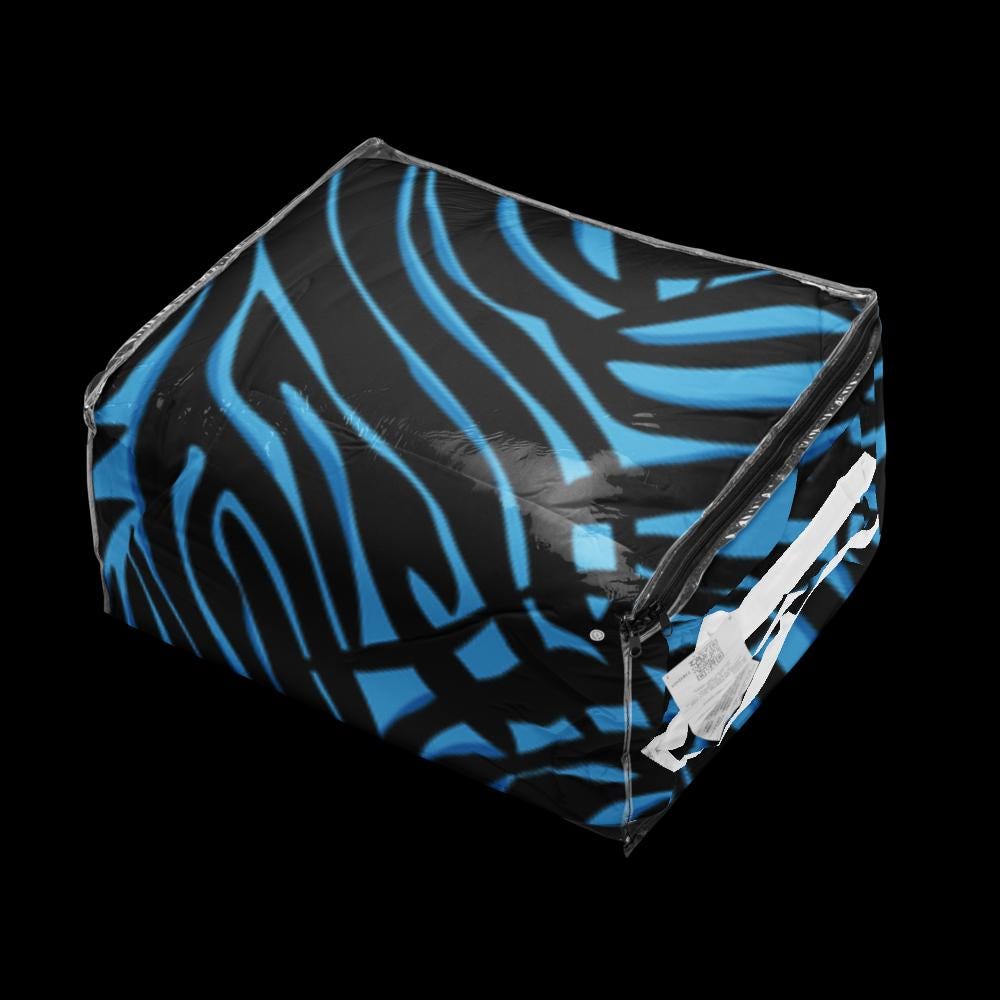 Blue Abstract Comforter – King & Queen Size | Modern Soft Bedding