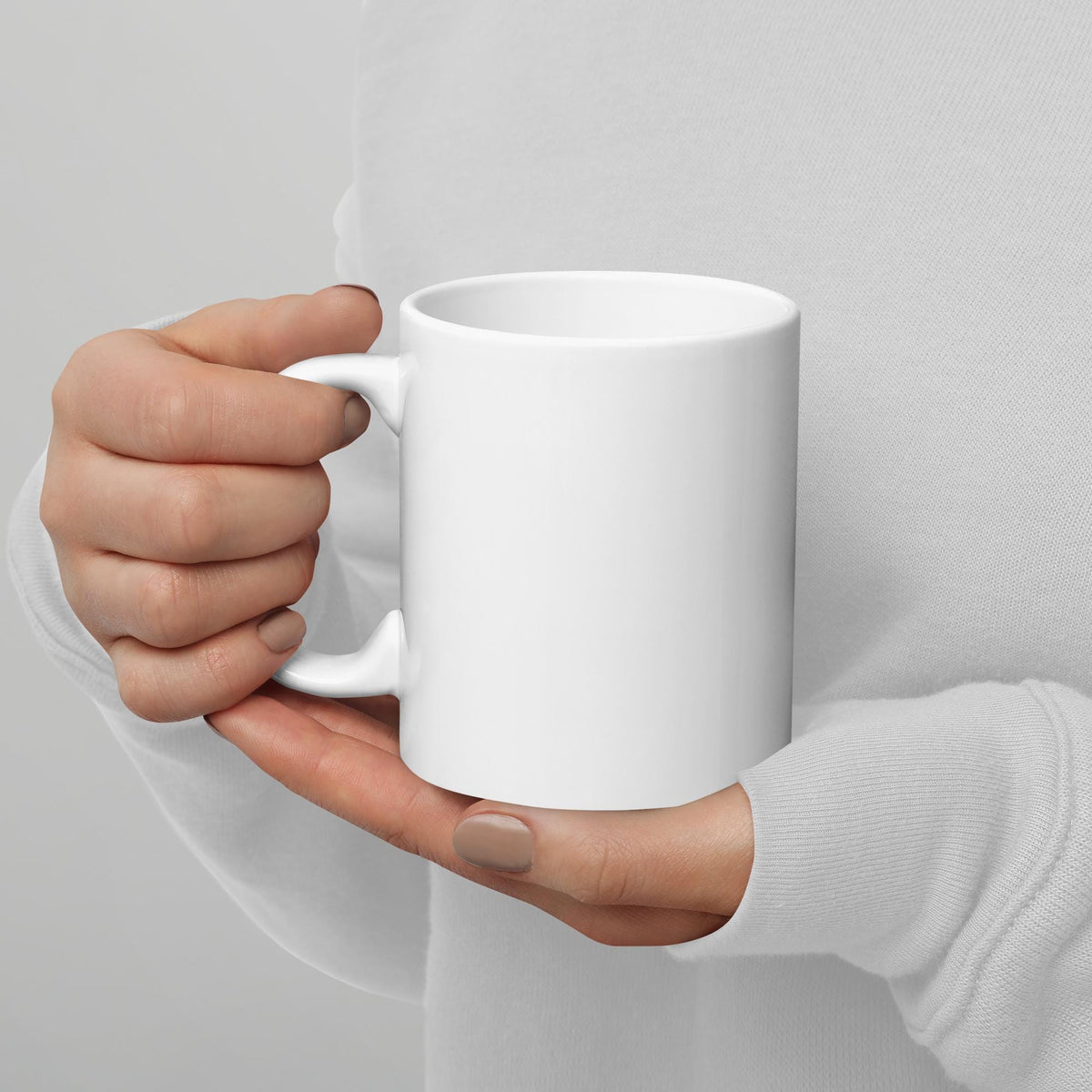 Jesus & American Flag White Ceramic Mug – 11 oz | Patriotic Christian Gift