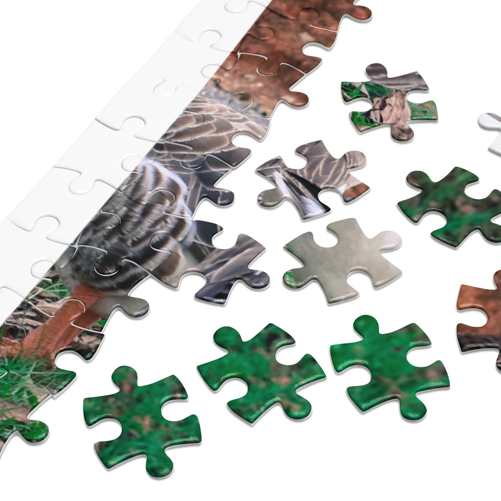 Feeding Geese 500 Piece Jigsaw Puzzle, Glossy Finish, Tin Box