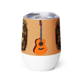 Country Music Guitar Wine Tumbler – 12 oz | Country Music Lover Gift