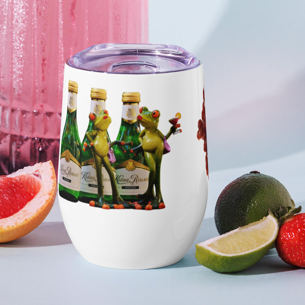 Stainless Steel Wine Tumbler – 12 oz Party Gift, Keeps Wine Cold