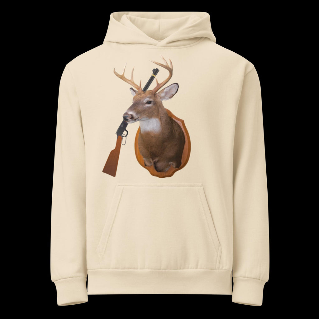 Hunting Rifle & Mounted Deer Head Urban Hoodie