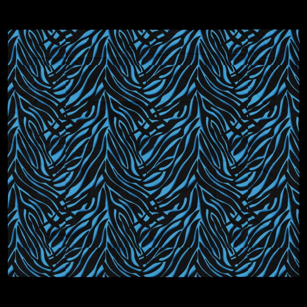 Blue Abstract Comforter – King & Queen Size | Modern Soft Bedding