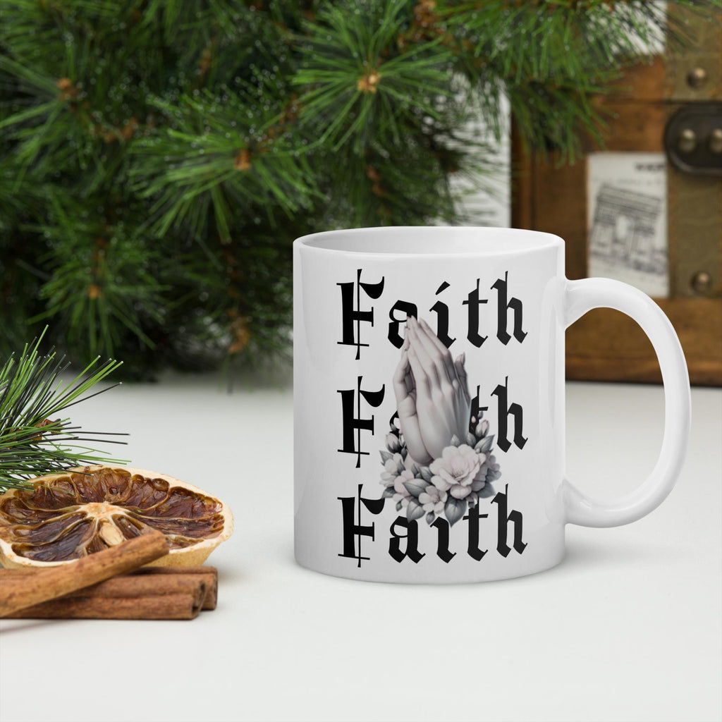 Faith Quote Ceramic Mug – Spiritual & Motivational Christian Gift