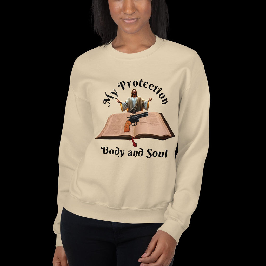 "My Protection, Body and Soul" Unisex Sweatshirt | Christian Faith Gift
