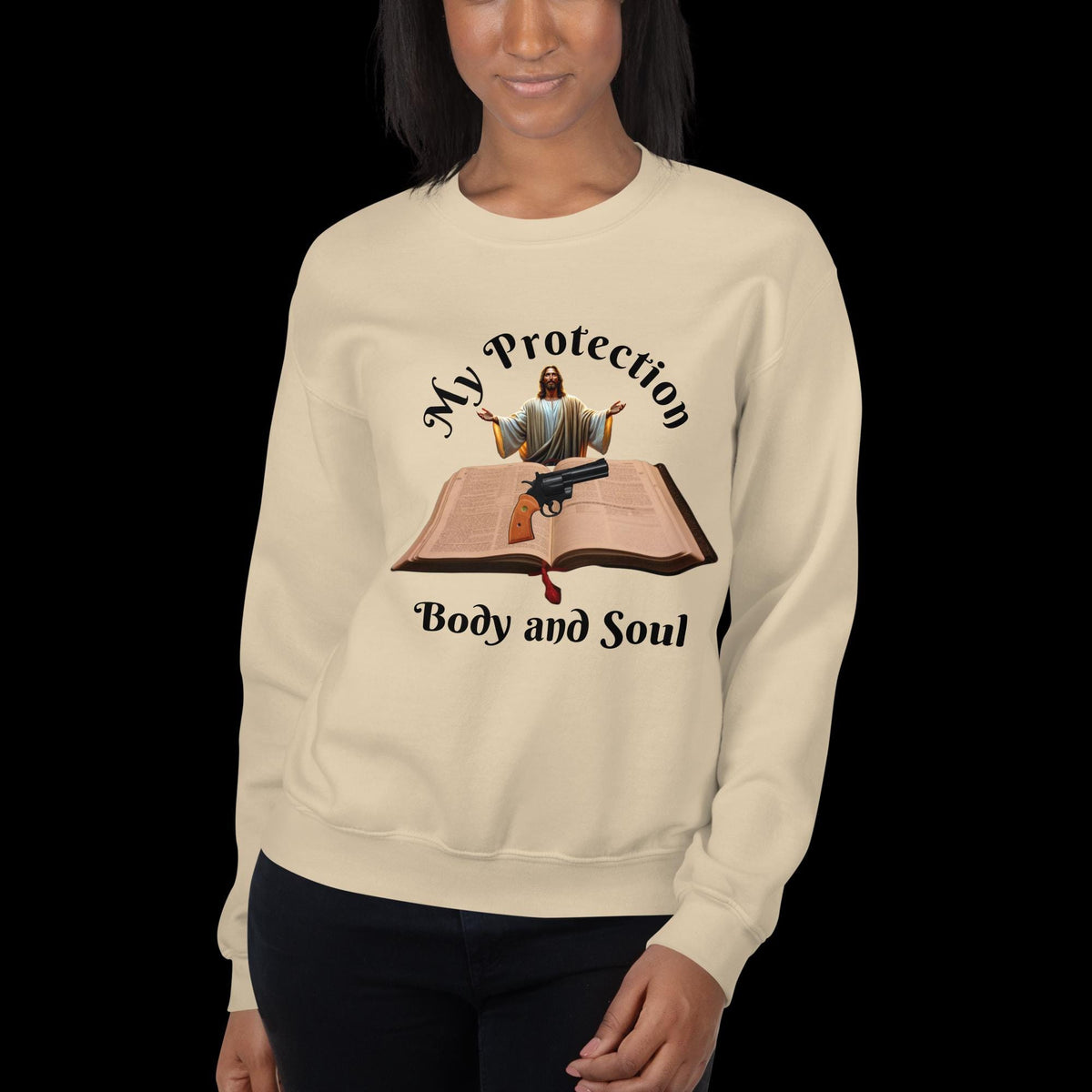 "My Protection, Body and Soul" Unisex Sweatshirt | Christian Faith Gift