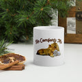 "He Comforts Me" Lion & Lamb Ceramic Mug – 11 oz | Christian Gift