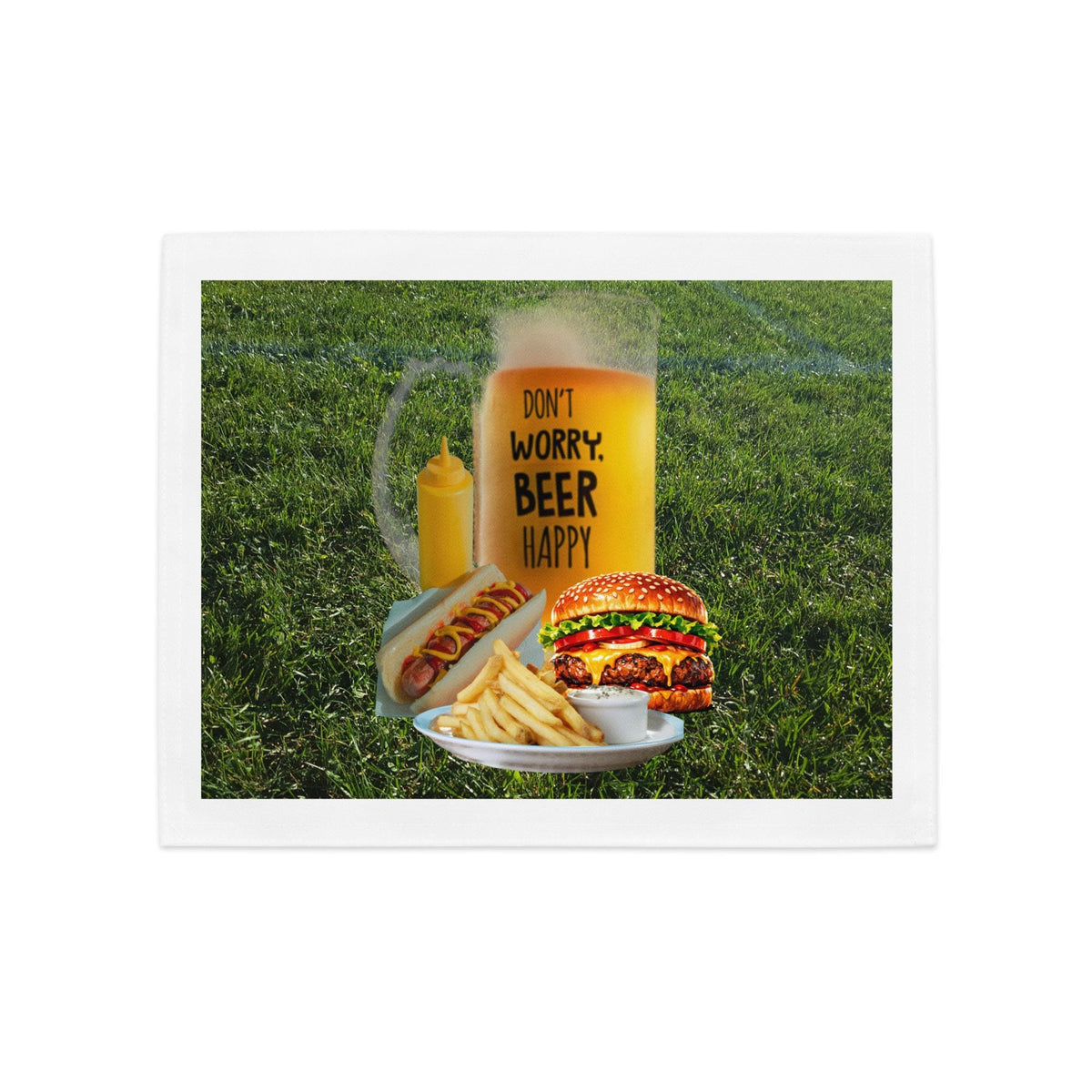Outdoor Grilling Placemat Set of 4 | BBQ & Grilling Gift for Cooks