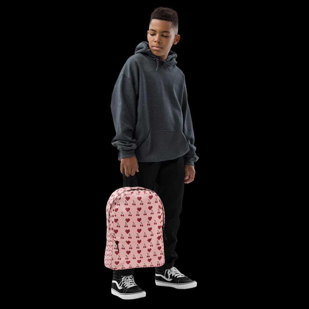 Statement Print Backpack – Water-Resistant, Laptop Pocket, Sports & Daily Use