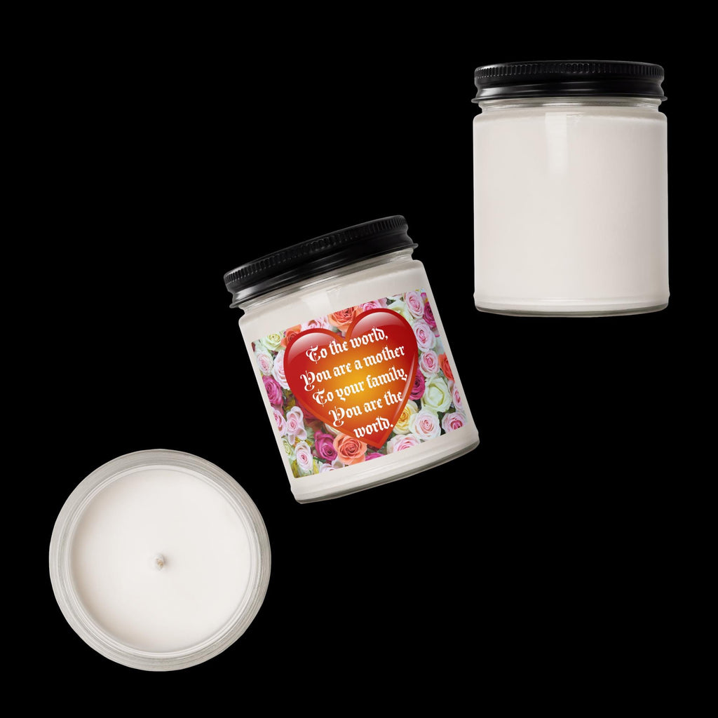 Mother’s Day Floral Heart Scented Soy Candle – 9 oz, 9 Fragrances