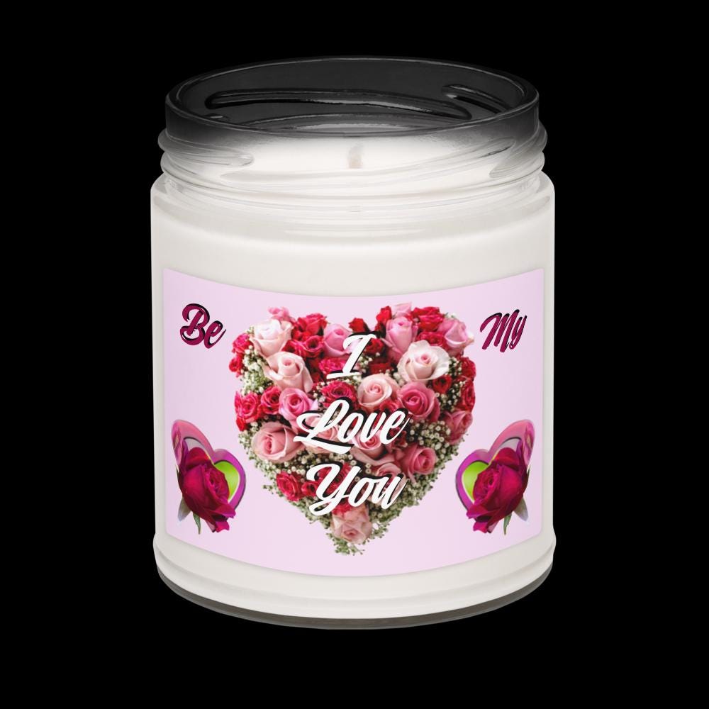 Valentine's Day Scented Soy Candle – 9 oz | Romantic Gift for Her