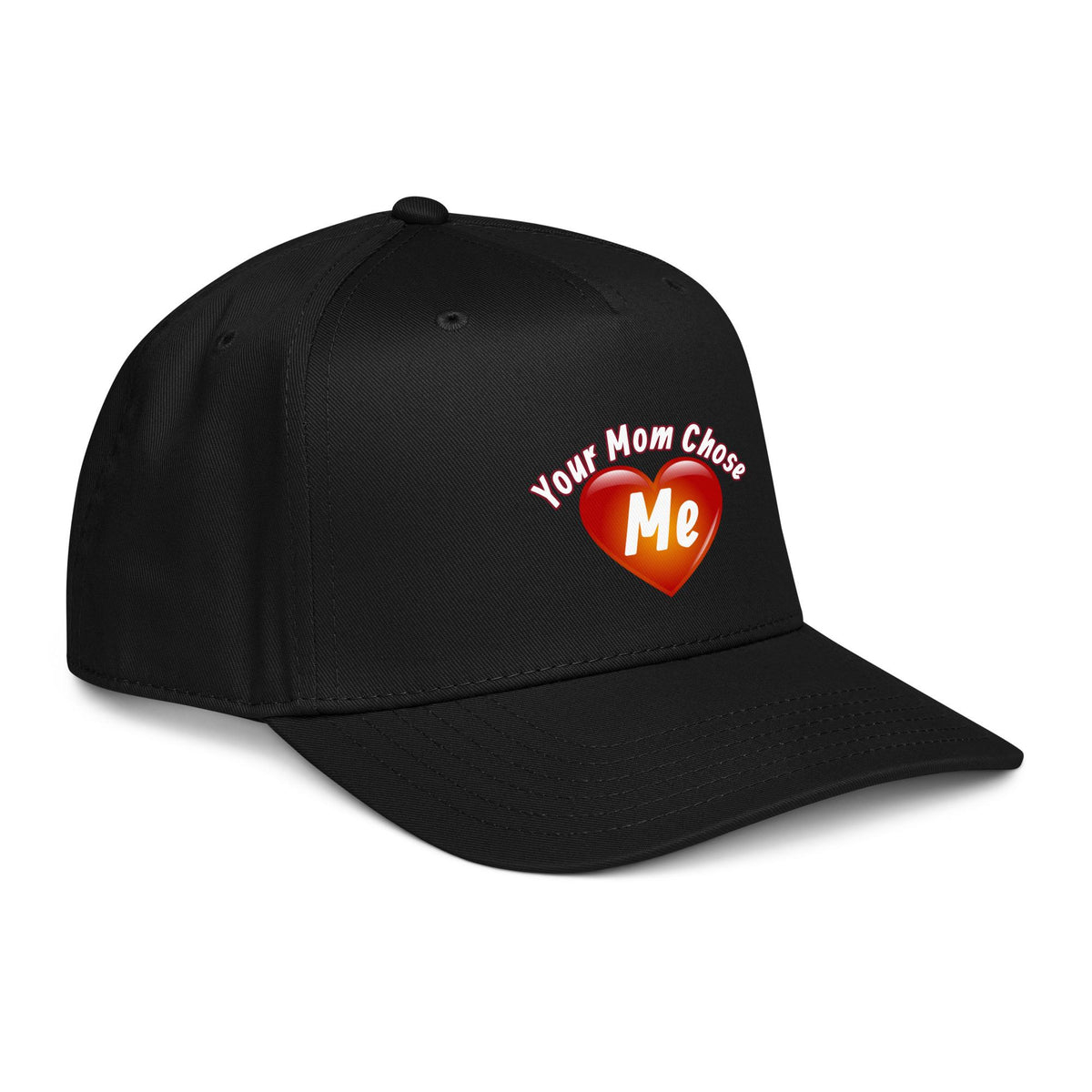 "Your Mom Chose Me" 5-Panel Cap | Funny Valentine's Day & Mother's Day Gift
