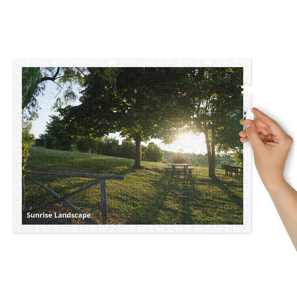 Sunrise Landscape Jigsaw Puzzle – 500 Pieces in Tin Box