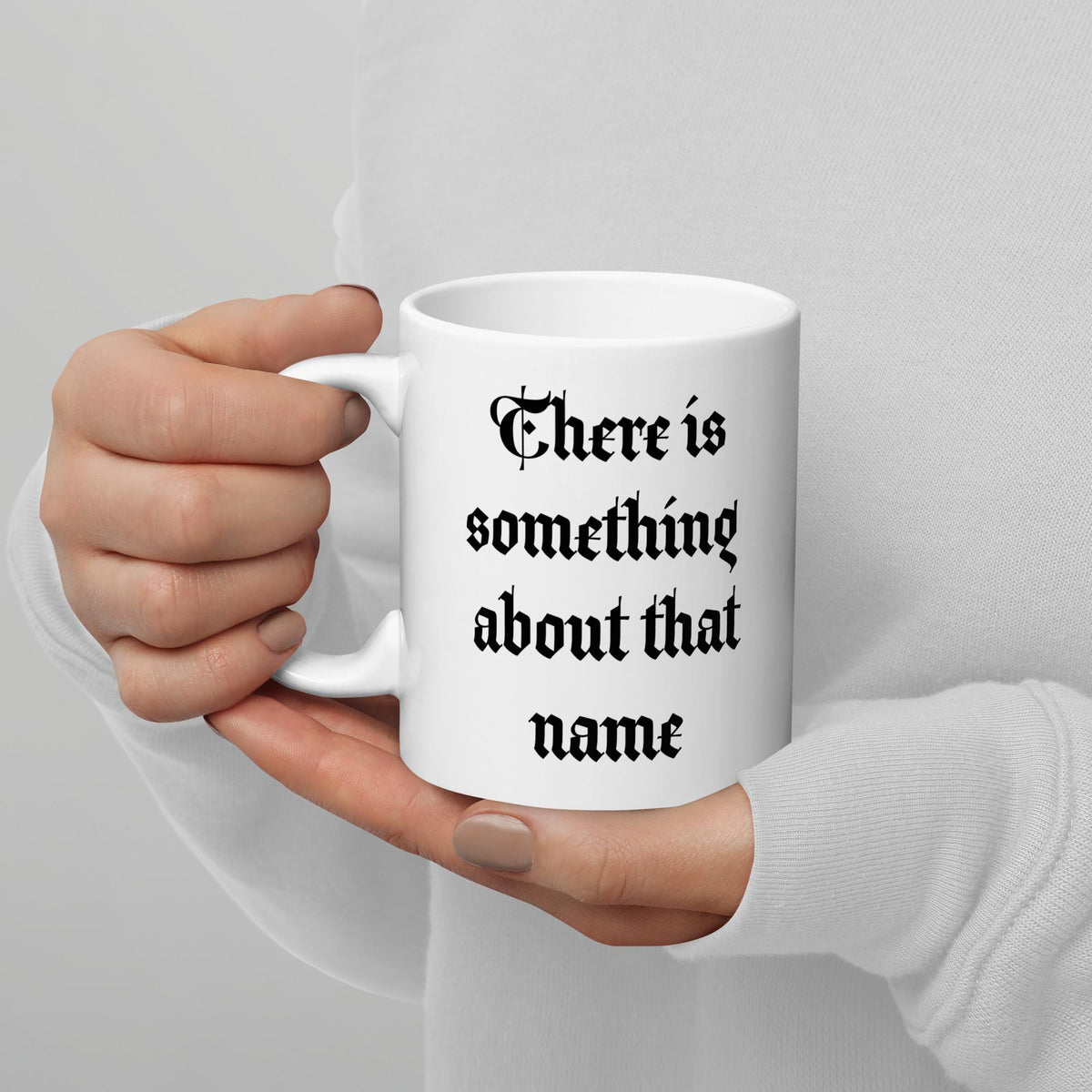 "There Is Something About That Name" Jesus Ceramic Mug – 11 oz | Christian Gift